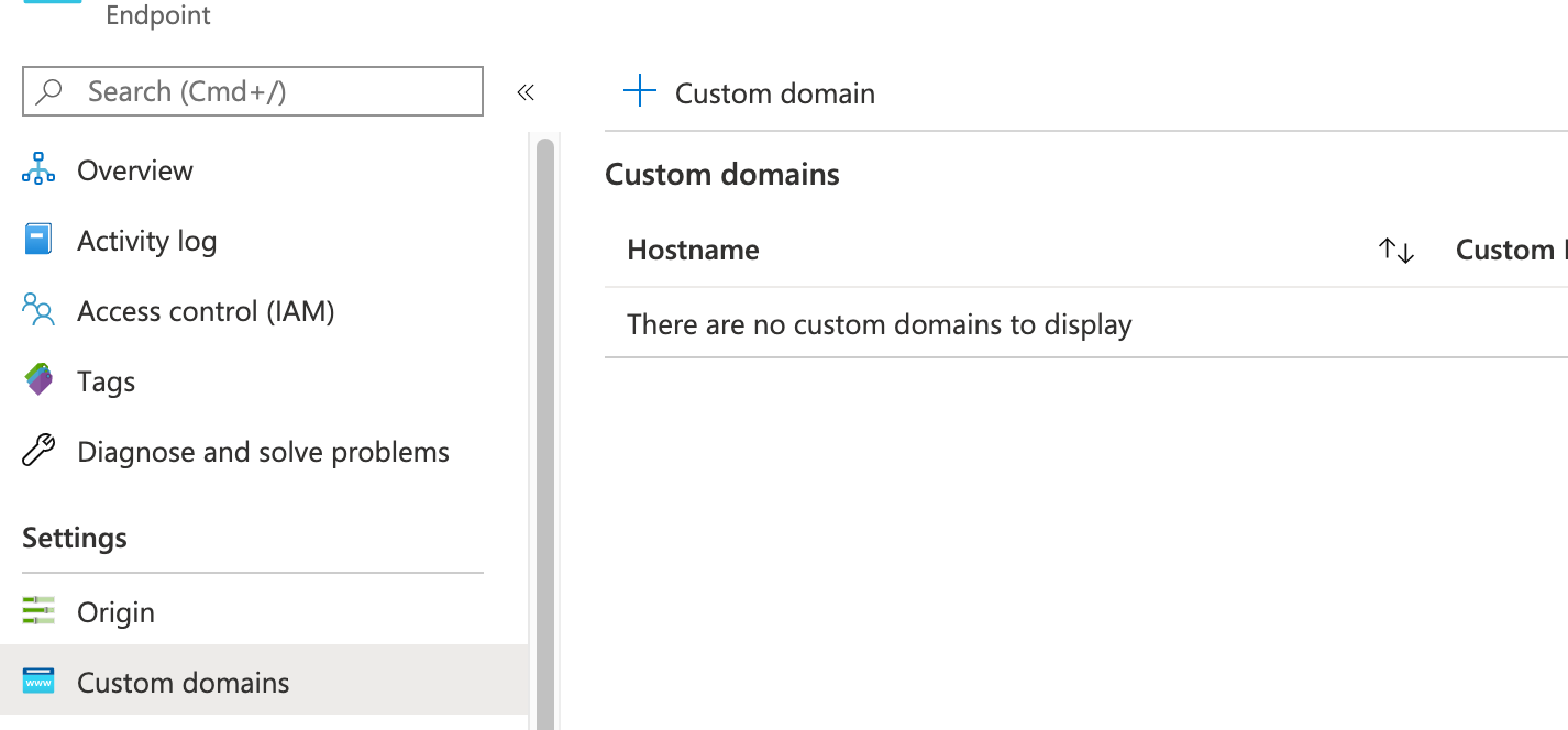 Cheap website hosting Azure Blob Storage + Azure CDN + Custom domain on HTTPS